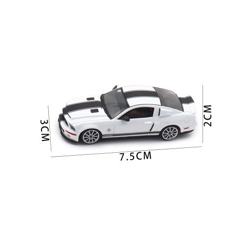 1/64 Ford Mustang Shelby GT500 2007 Super Snake MOTORHELIX GreenLight Diecast Model Toy Car Gifts For Father Friends