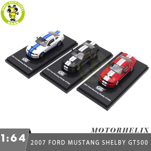 1/64 Ford Mustang Shelby GT500 2007 MOTORHELIX GreenLight Diecast Model Toy Car Gifts For Father Friends