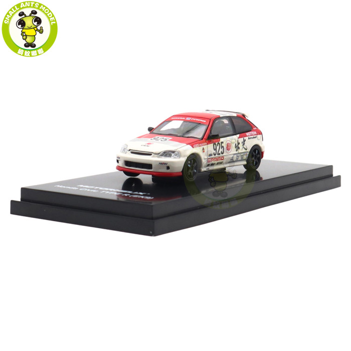 1/64 MOTORHELIX Honda Civic Type R EK9 Diecast Model Toy Car Gifts For Father Friends