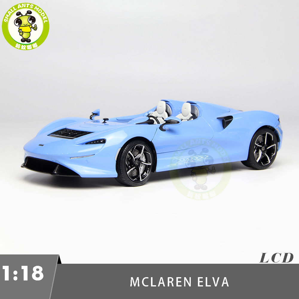 1/18 LCD McLaren ELVA Diecast Model Car Gifts For Father Friends
