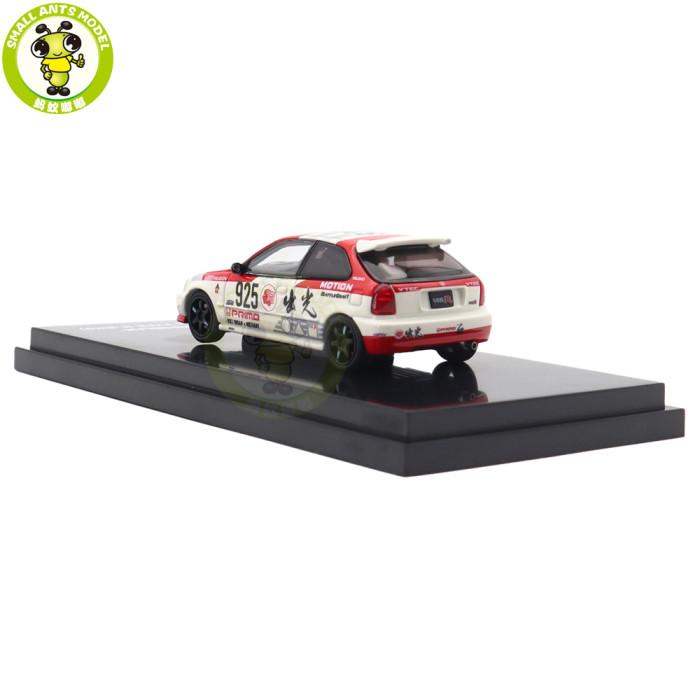 1/64 MOTORHELIX Honda Civic Type R EK9 Diecast Model Toy Car Gifts For Father Friends
