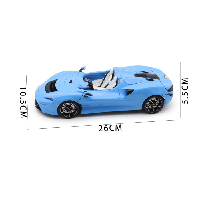 1/18 LCD McLaren ELVA Diecast Model Car Gifts For Father Friends