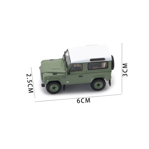 1/64 Almost Real Land Rover Defender 90 Heritage Edition 2015 Diecast Model Toy Car Gifts For Friends
