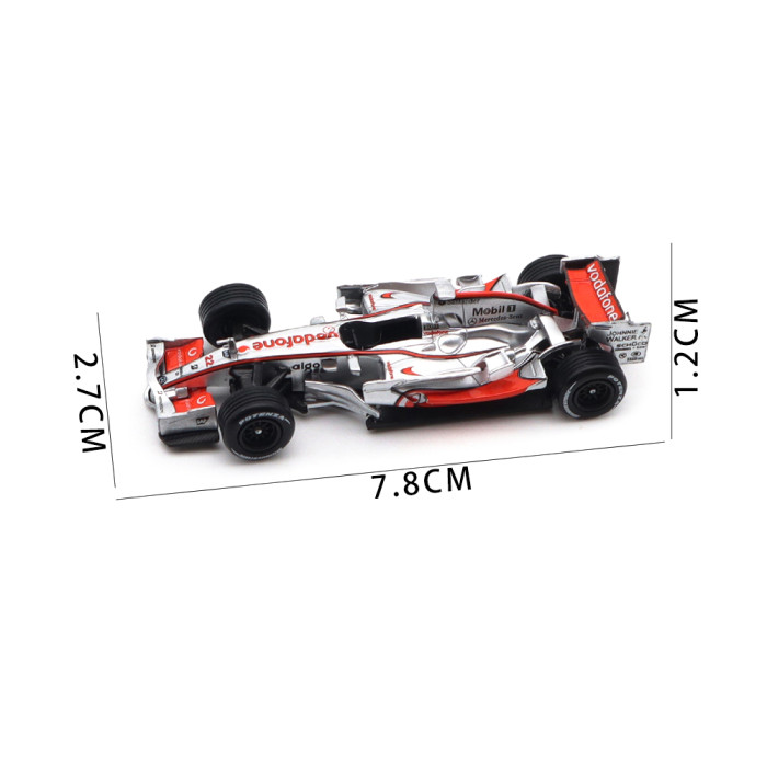 1/64 LCD Mclaren MP4-23 F1 Racing Car Diecast Model Toy Cars Gifts For Friends Father