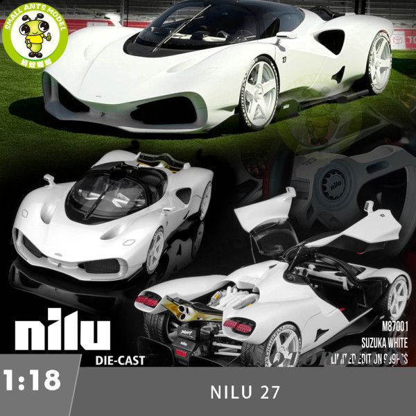 Pre-order 1/18 MOTORHELIX Nilu Racing Car Diecast Model Car!