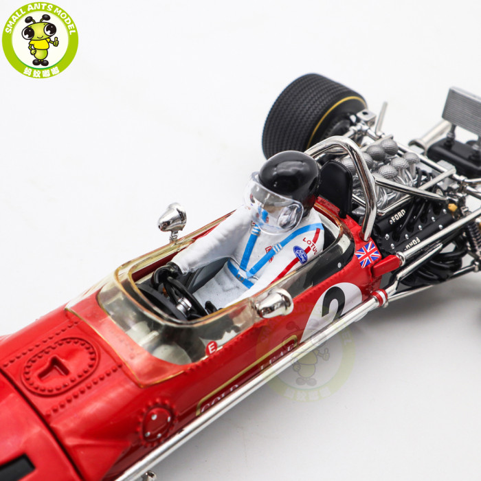 1/18 SUNSTAR Team Lotus Type 49B Classic Grand Prix 1969 South African GP F1 #2 Jochen Rindt Diecast Model Toy Car Gifts For Father Friends
