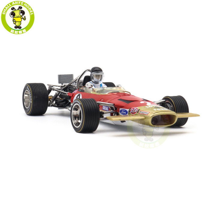 1/18 SUNSTAR Team Lotus Type 49B Classic Grand Prix 1969 South African GP F1 #2 Jochen Rindt Diecast Model Toy Car Gifts For Father Friends