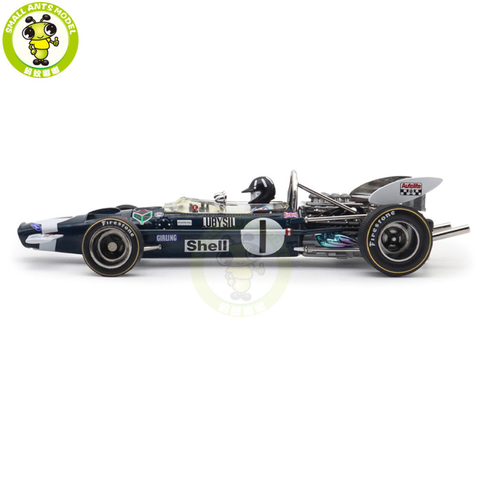 1/18 SUNSTAR Team Lotus Type 49C Classic Grand Prix 1970 Monaco GP F1 #1 G.Hill Diecast Model Toy Car Gifts For Father Friends