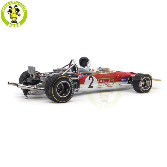 1/18 SUNSTAR Team Lotus Type 49B Classic Grand Prix 1969 South African GP F1 #2 Jochen Rindt Diecast Model Toy Car Gifts For Father Friends