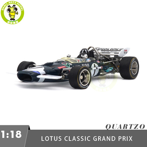 1/18 SUNSTAR Team Lotus Type 49C Classic Grand Prix 1970 Monaco GP F1 #1 G.Hill Diecast Model Toy Car Gifts For Father Friends