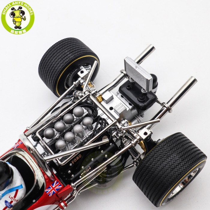 1/18 SUNSTAR Team Lotus Type 49B Classic Grand Prix 1969 South African GP F1 #2 Jochen Rindt Diecast Model Toy Car Gifts For Father Friends