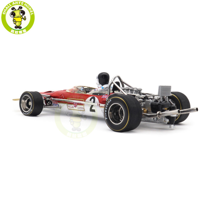 1/18 SUNSTAR Team Lotus Type 49B Classic Grand Prix 1969 South African GP F1 #2 Jochen Rindt Diecast Model Toy Car Gifts For Father Friends