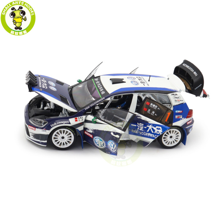 1/18 VW Volkswagen GOLF 7 S CRC FAW-VW Rally Team DA-Motorsport Diecast Model Car Toys Gifts For Friends