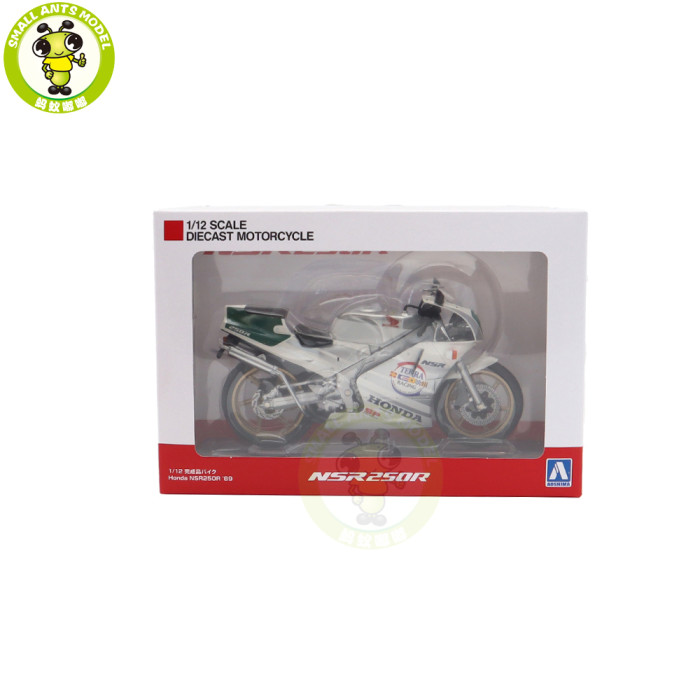 1/12 AOSHIMA Honda NSR250R '89 Diecast Model Motorcycle Car Toy Gifts For Friends Father