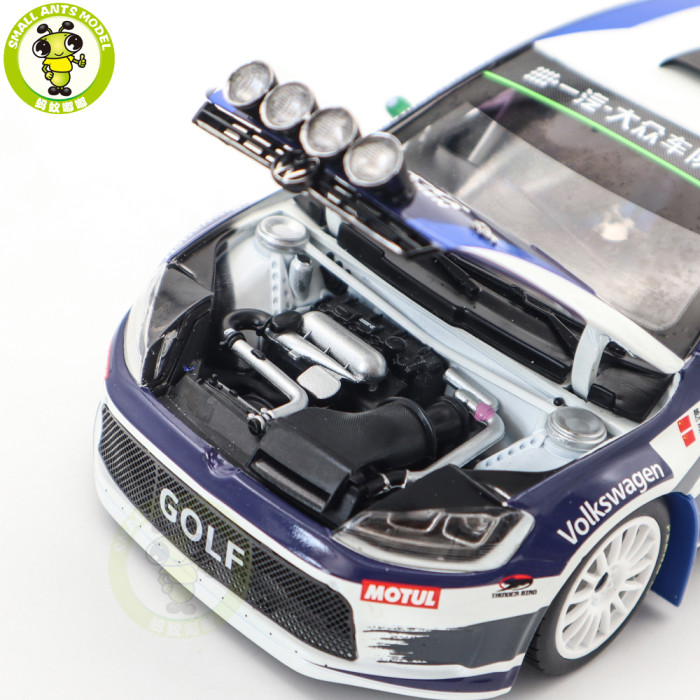 1/18 VW Volkswagen GOLF 7 S CRC FAW-VW Rally Team DA-Motorsport Diecast Model Car Toys Gifts For Friends