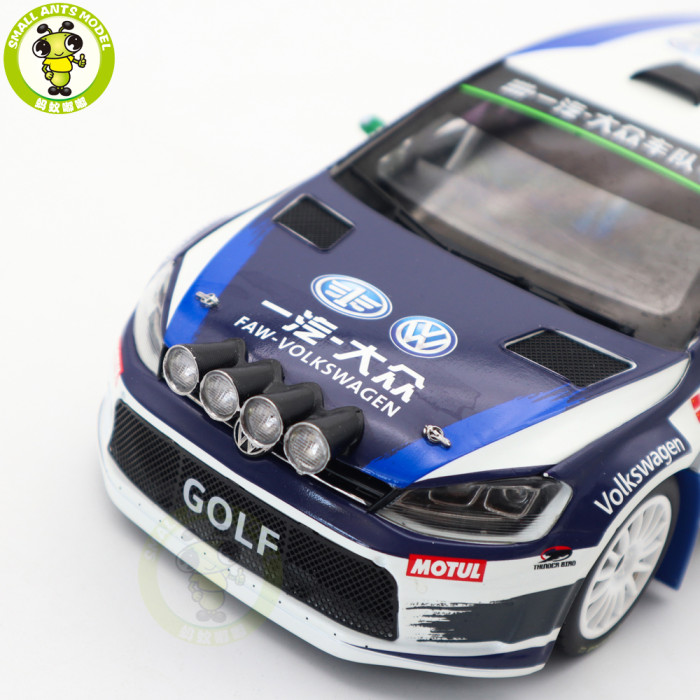 1/18 VW Volkswagen GOLF 7 S CRC FAW-VW Rally Team DA-Motorsport Diecast Model Car Toys Gifts For Friends