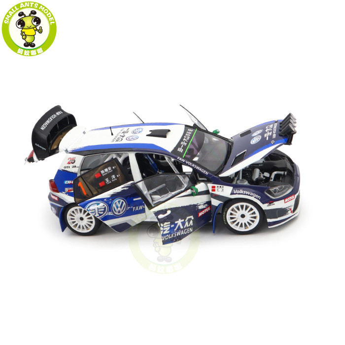 1/18 VW Volkswagen GOLF 7 S CRC FAW-VW Rally Team DA-Motorsport Diecast Model Car Toys Gifts For Friends