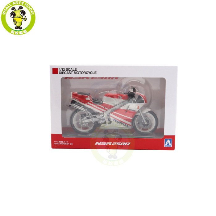 1/12 AOSHIMA Honda NSR250R '89 Diecast Model Motorcycle Car Toy Gifts For Friends Father