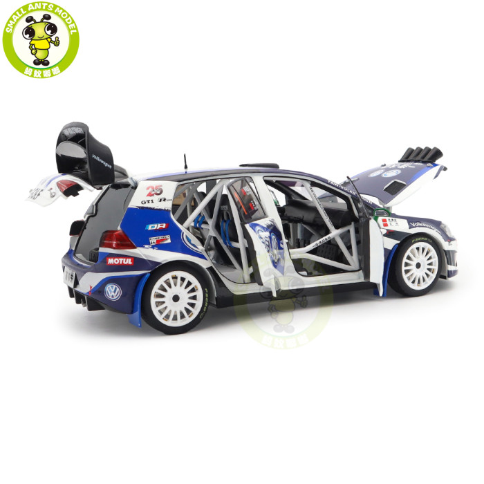1/18 VW Volkswagen GOLF 7 S CRC FAW-VW Rally Team DA-Motorsport Diecast Model Car Toys Gifts For Friends