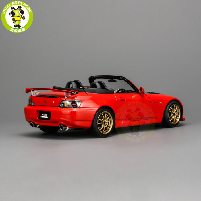 1/18 MOTORHELIX Honda S2000 AP2 MUGEN Diecast Model Toy Car Gifts For Father Friends
