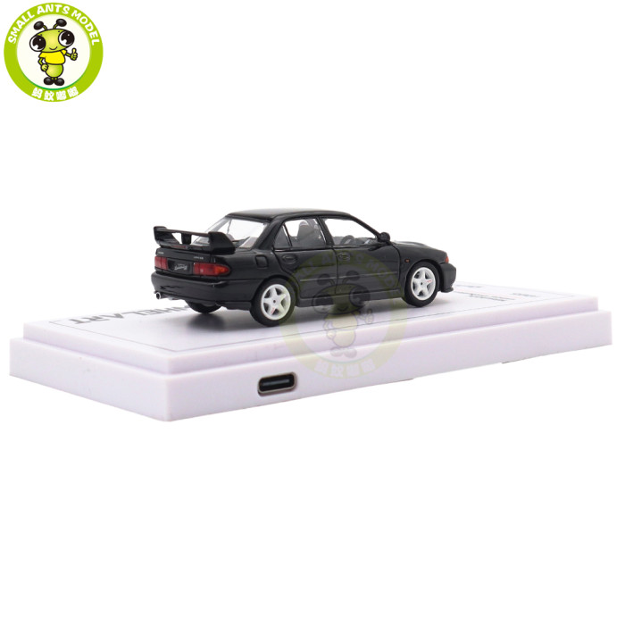 1/64 Whelart Mitsubishi Lancer Evolution III EVO 3 Lighting Function Diecast Model Toy Car Gifts For Friends