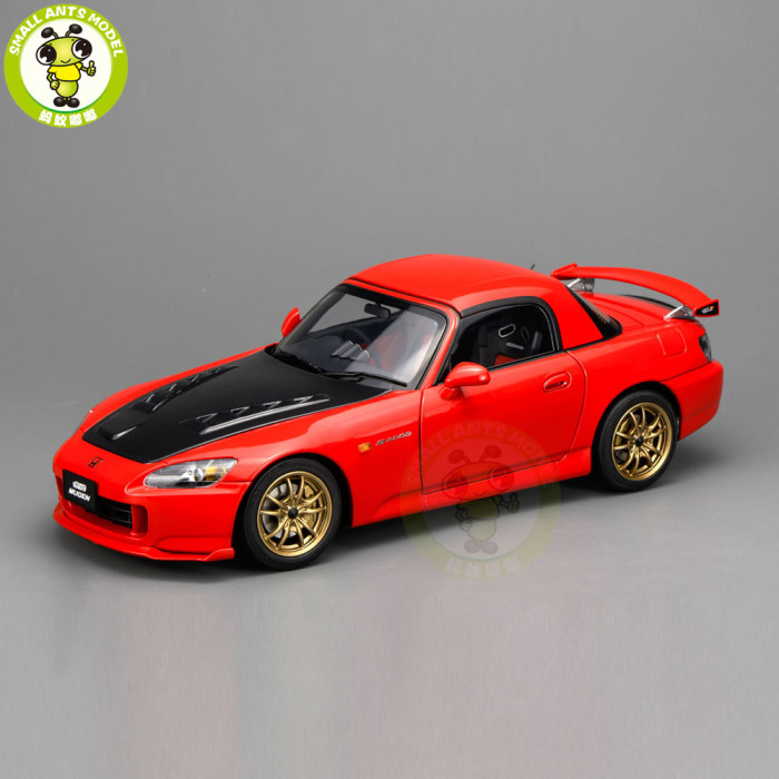 1/18 MOTORHELIX Honda S2000 AP2 MUGEN Diecast Model Toy Car Gifts For Father Friends