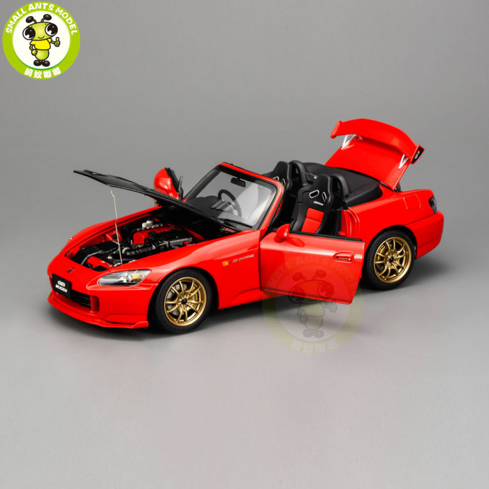 1/18 MOTORHELIX Honda S2000 AP2 MUGEN Diecast Model Toy Car Gifts For Father Friends