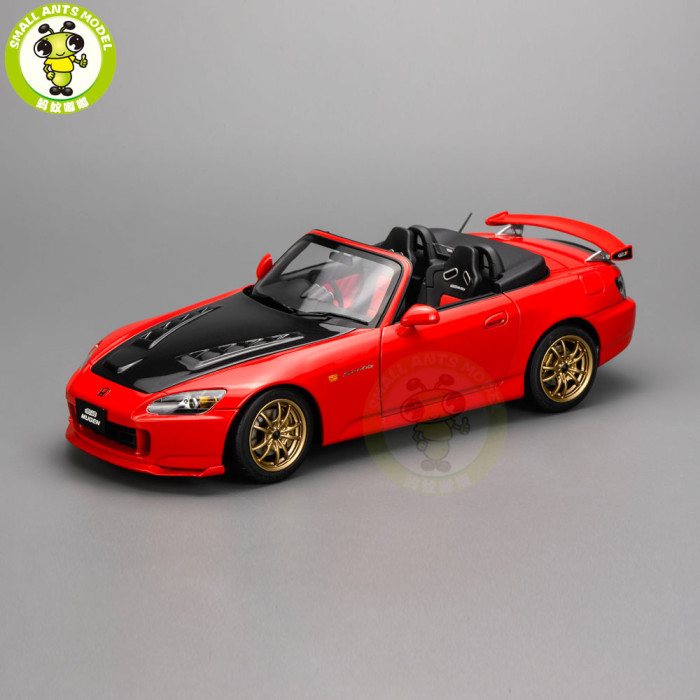 1/18 MOTORHELIX Honda S2000 AP2 MUGEN Diecast Model Toy Car Gifts For Father Friends