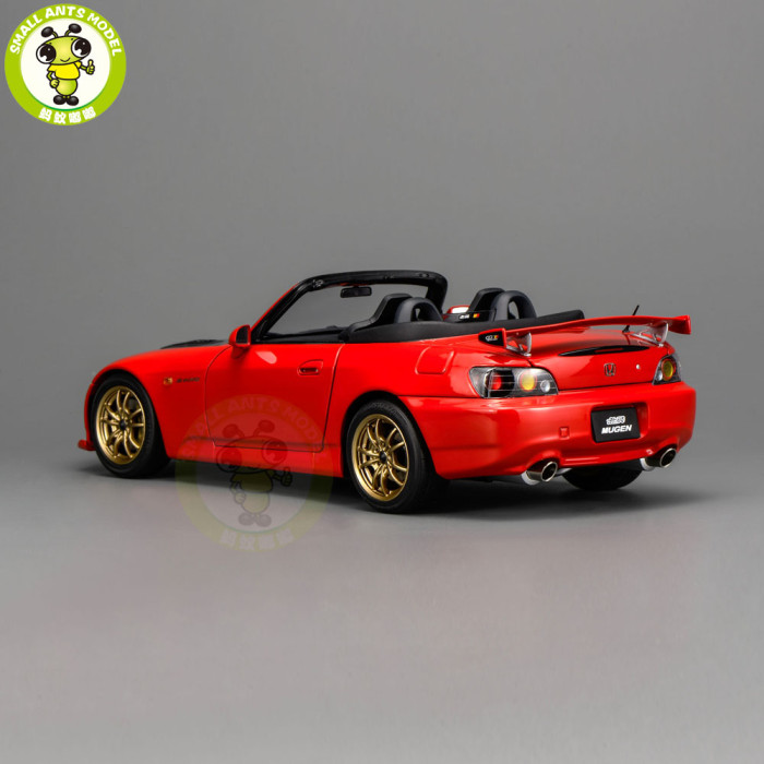 1/18 MOTORHELIX Honda S2000 AP2 MUGEN Diecast Model Toy Car Gifts For Father Friends