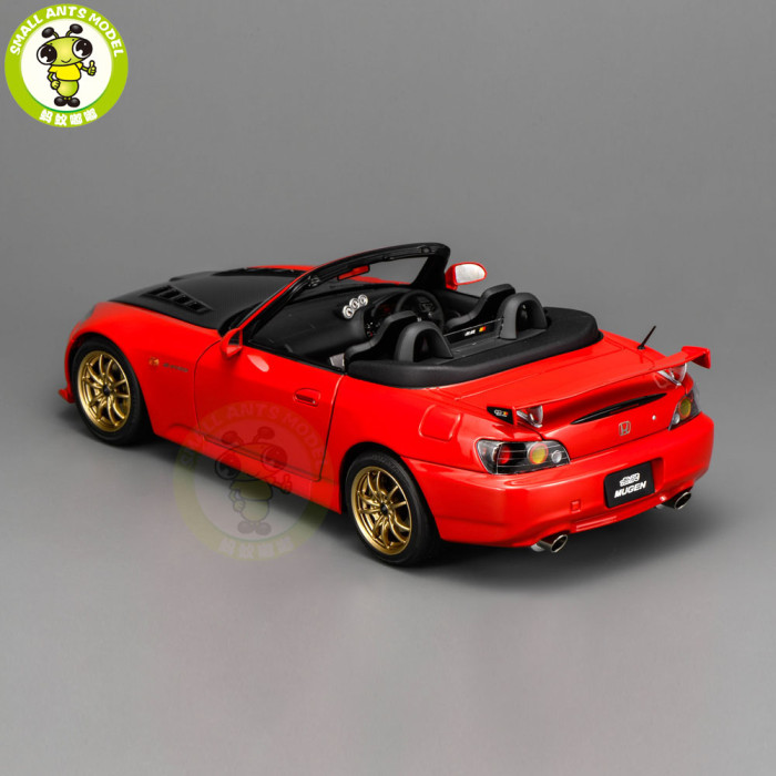 1/18 MOTORHELIX Honda S2000 AP2 MUGEN Diecast Model Toy Car Gifts For Father Friends