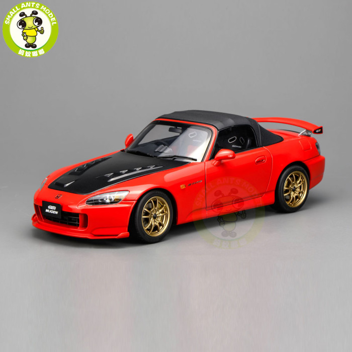 1/18 MOTORHELIX Honda S2000 AP2 MUGEN Diecast Model Toy Car Gifts For Father Friends