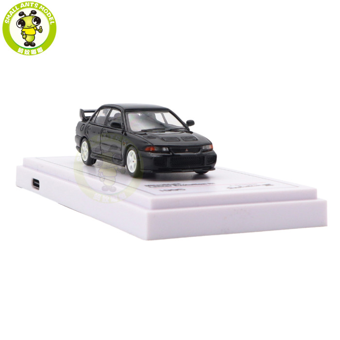 1/64 Whelart Mitsubishi Lancer Evolution III EVO 3 Lighting Function Diecast Model Toy Car Gifts For Friends
