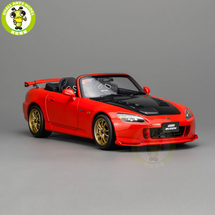 1/18 MOTORHELIX Honda S2000 AP2 MUGEN Diecast Model Toy Car Gifts For Father Friends