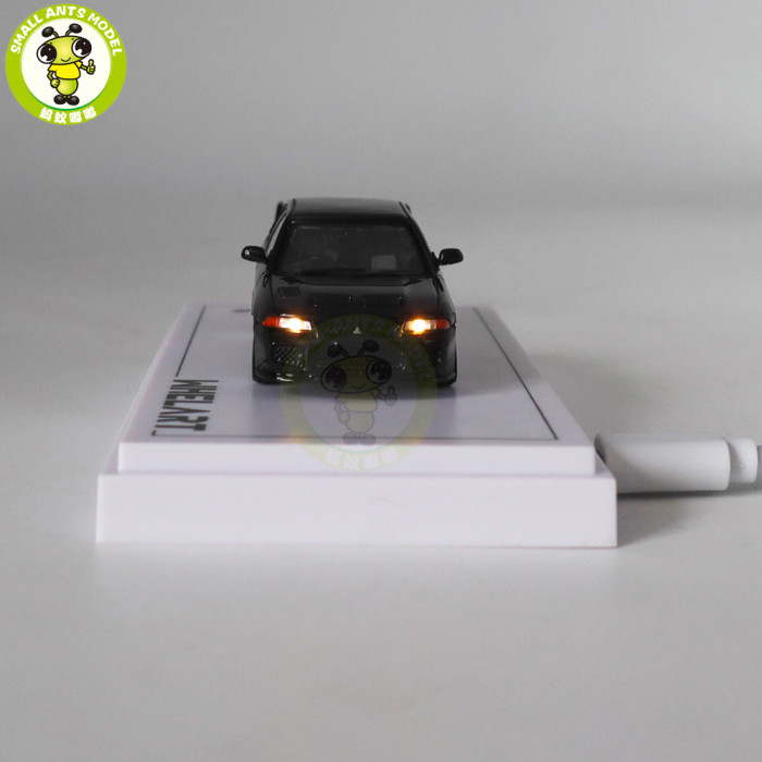 1/64 Whelart Mitsubishi Lancer Evolution III EVO 3 Lighting Function Diecast Model Toy Car Gifts For Friends