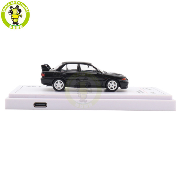 1/64 Whelart Mitsubishi Lancer Evolution III EVO 3 Lighting Function Diecast Model Toy Car Gifts For Friends