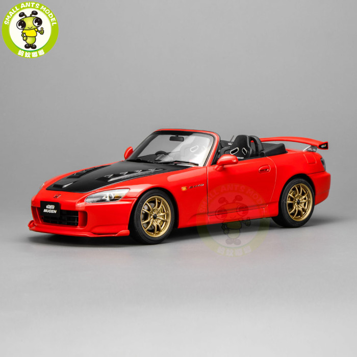 1/18 MOTORHELIX Honda S2000 AP2 MUGEN Diecast Model Toy Car Gifts For Father Friends