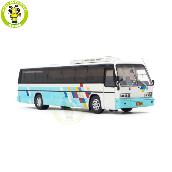 1/64 Daewoo Bus BH115 GuiLing Diecast Model Toy Car Bus