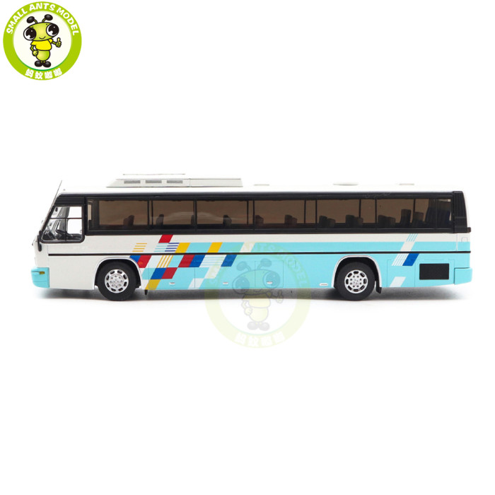 1/64 Daewoo Bus BH115 GuiLing Diecast Model Toy Car Bus