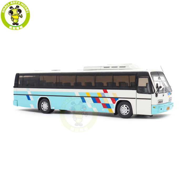 1/64 Daewoo Bus BH115 GuiLing Diecast Model Toy Car Bus