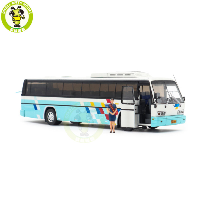 1/64 Daewoo Bus BH115 GuiLing Diecast Model Toy Car Bus
