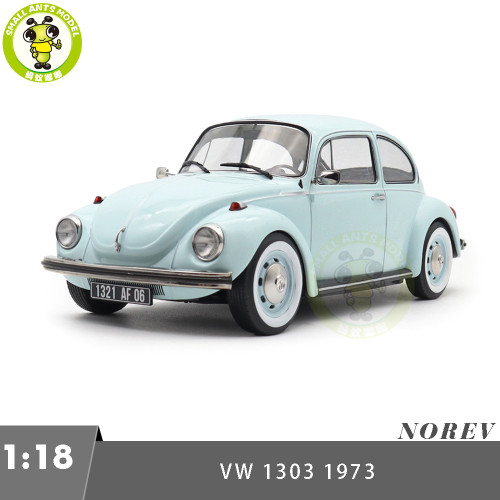 1/18 VW Volkswagen 1303 1973 Beetle Norev 188676 Blue Diecast Model Toys Car Boys Girls Gifts