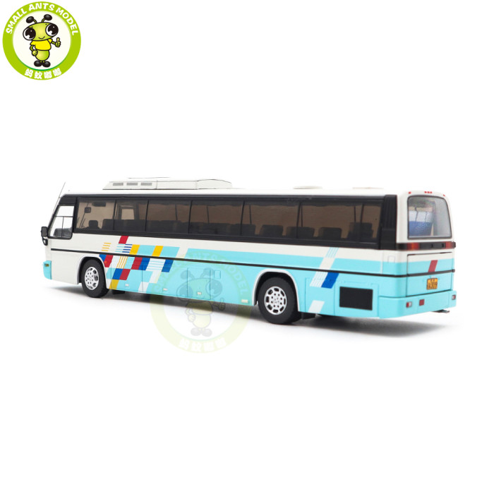 1/64 Daewoo Bus BH115 GuiLing Diecast Model Toy Car Bus