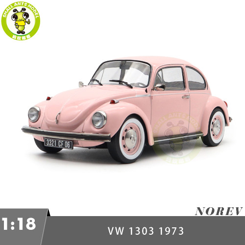 1/18 VW Volkswagen 1303 1973 Beetle Norev 188677 Pink Diecast Model Toys Car Boys Girls Gifts