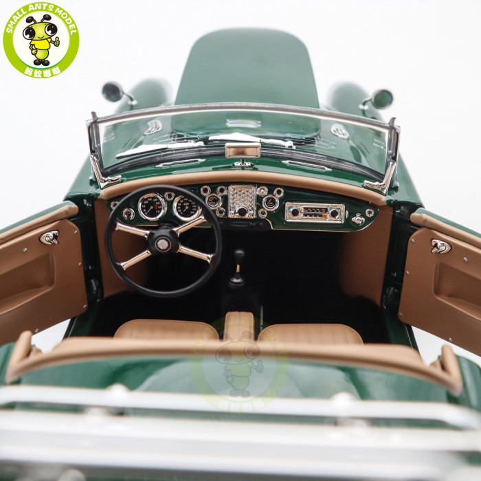 1/18 MG MGA 1955 Roadster Norev 182610 British Racing Green Diecast Model Toys Car Boys Girls Gifts