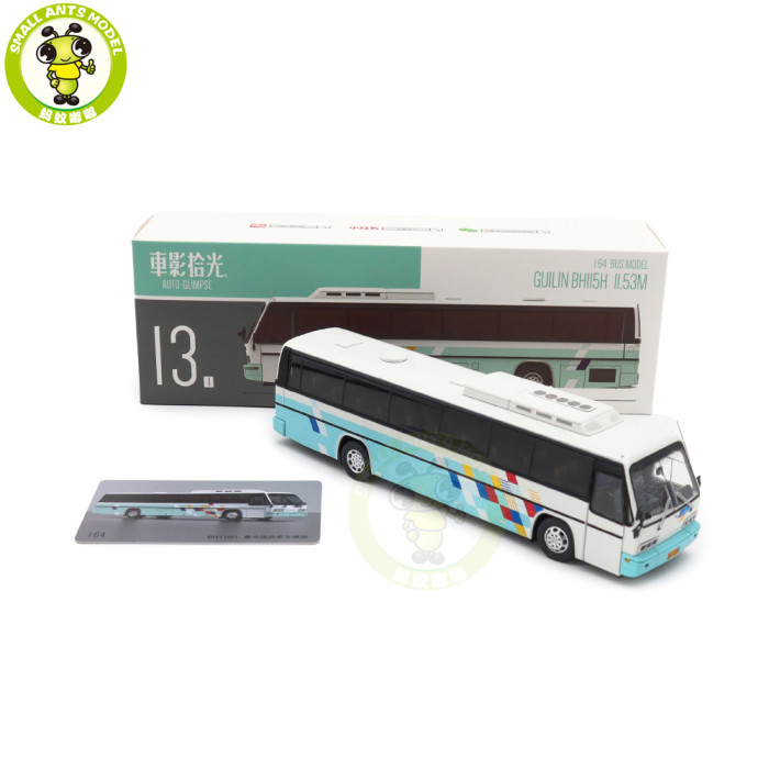 1/64 Daewoo Bus BH115 GuiLing Diecast Model Toy Car Bus