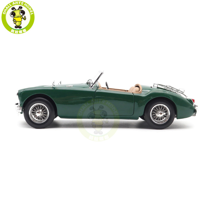 1/18 MG MGA 1955 Roadster Norev 182610 British Racing Green Diecast Model Toys Car Boys Girls Gifts