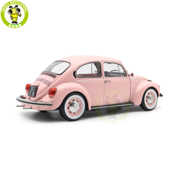 1/18 VW Volkswagen 1303 1973 Beetle Norev 188677 Pink Diecast Model Toys Car Boys Girls Gifts