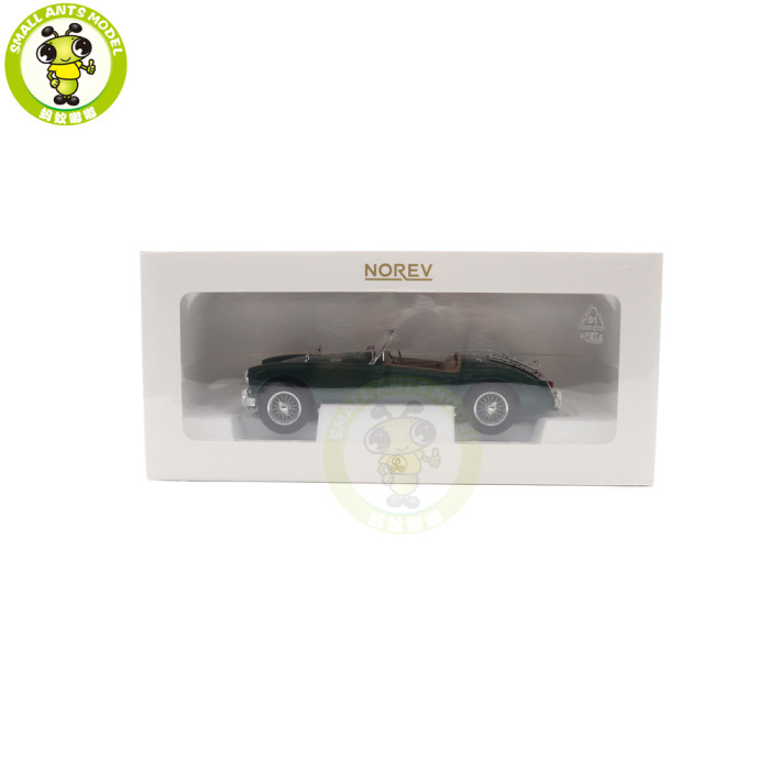 1/18 MG MGA 1955 Roadster Norev 182610 British Racing Green Diecast Model Toys Car Boys Girls Gifts