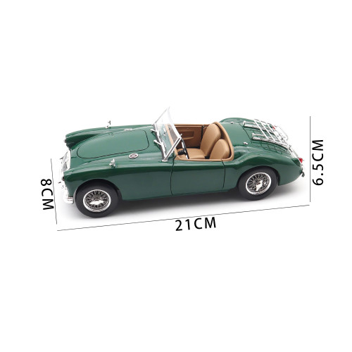 1/18 MG MGA 1955 Roadster Norev 182610 British Racing Green Diecast Model Toys Car Boys Girls Gifts