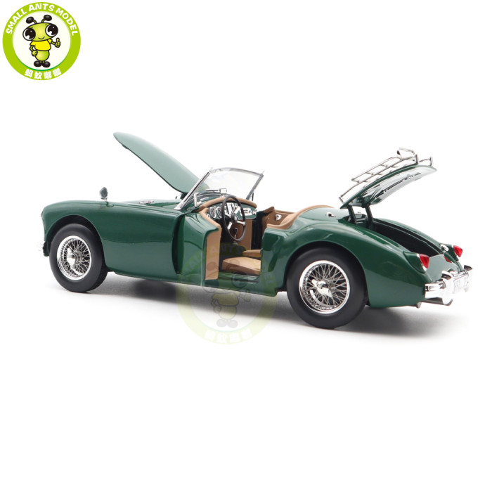 1/18 MG MGA 1955 Roadster Norev 182610 British Racing Green Diecast Model Toys Car Boys Girls Gifts
